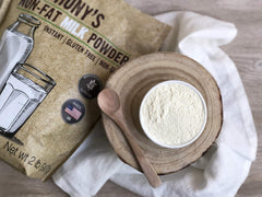 Anthony's sprinkled powder in baking bowl for consistent recipes