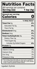Anthony's measuring cup with erythritol demonstrating simple recipe substitution
