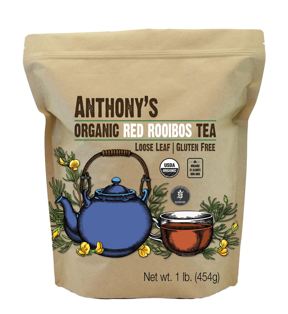 Anthony's front packaging showing 1 lb bag and organic seal for pantry-ready freshness