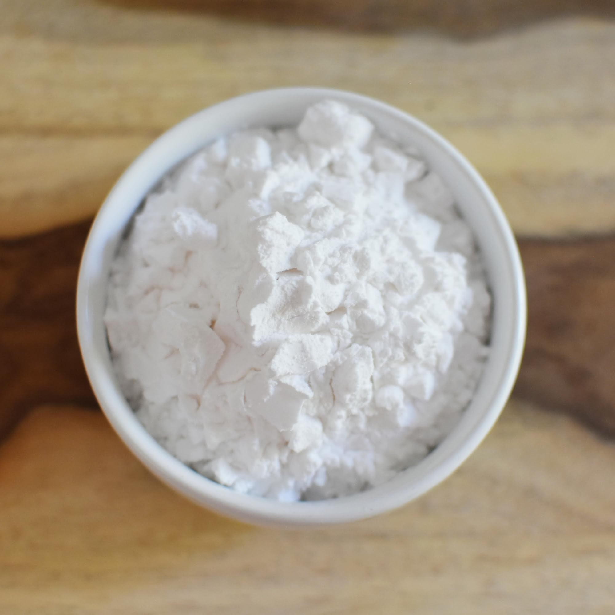 Anthony's measuring spoon with tapioca flour portion for accurate baking results