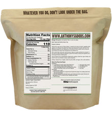Anthony's open bag with white tapioca powder visible and easy scooping benefit