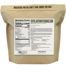 Anthony's close-up of coconut sugar granules showing golden texture and natural caramel flavor benefit