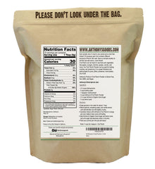 Close-up of Anthony's pectin powder texture illustrating fine, uniform granules for even dissolving