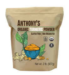 Anthony's front packaging showing organic 2 lb bag and clear labeling benefit: easy identification