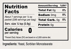 Anthony's yeast granules texture close-up showing active dry quality