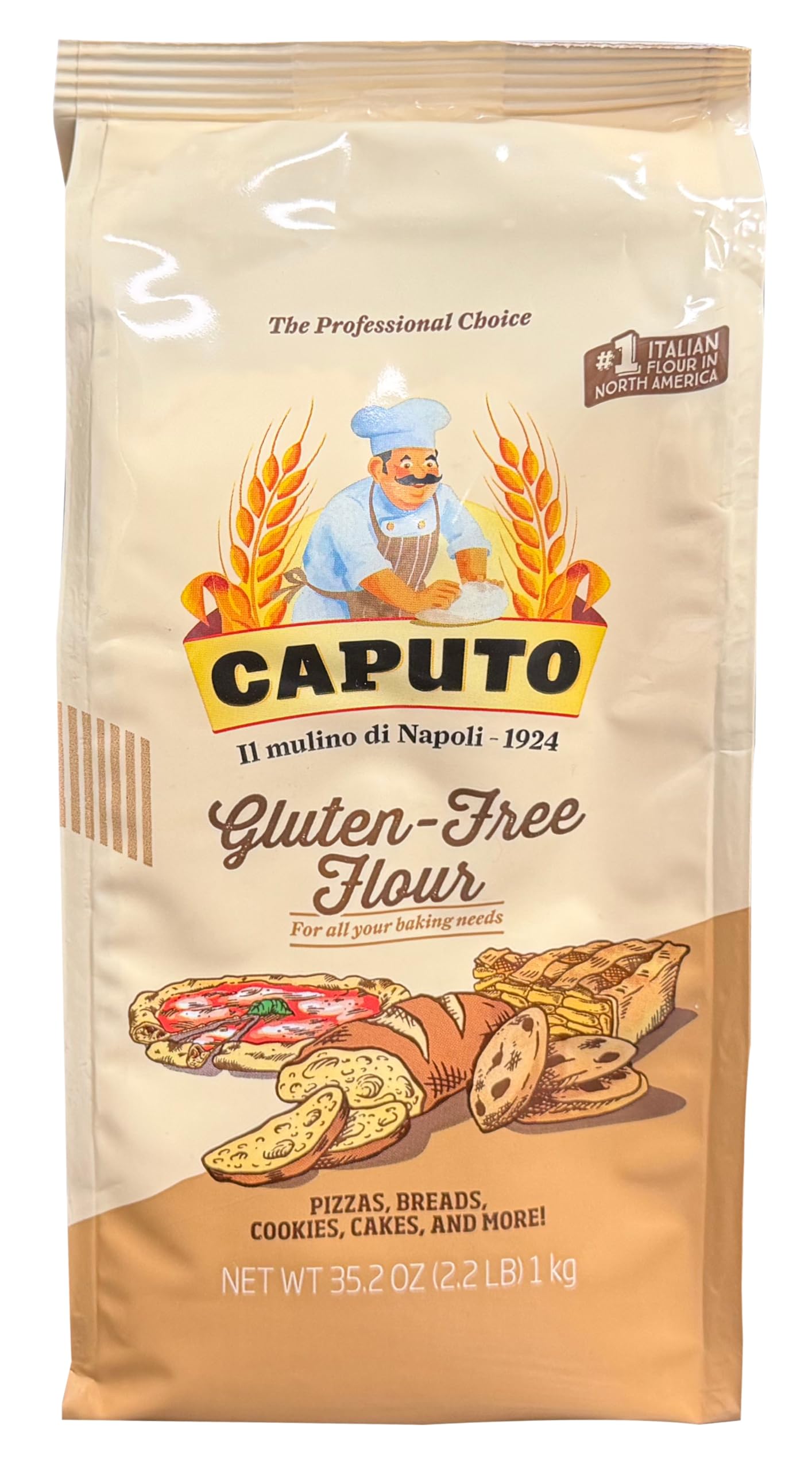 Antimo Caputo close-up of flour texture highlighting fine milling benefit