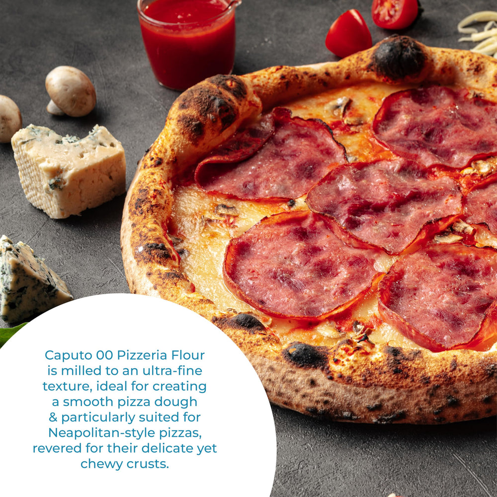 Antimo Caputo dough stretch close-up showing strong extensibility