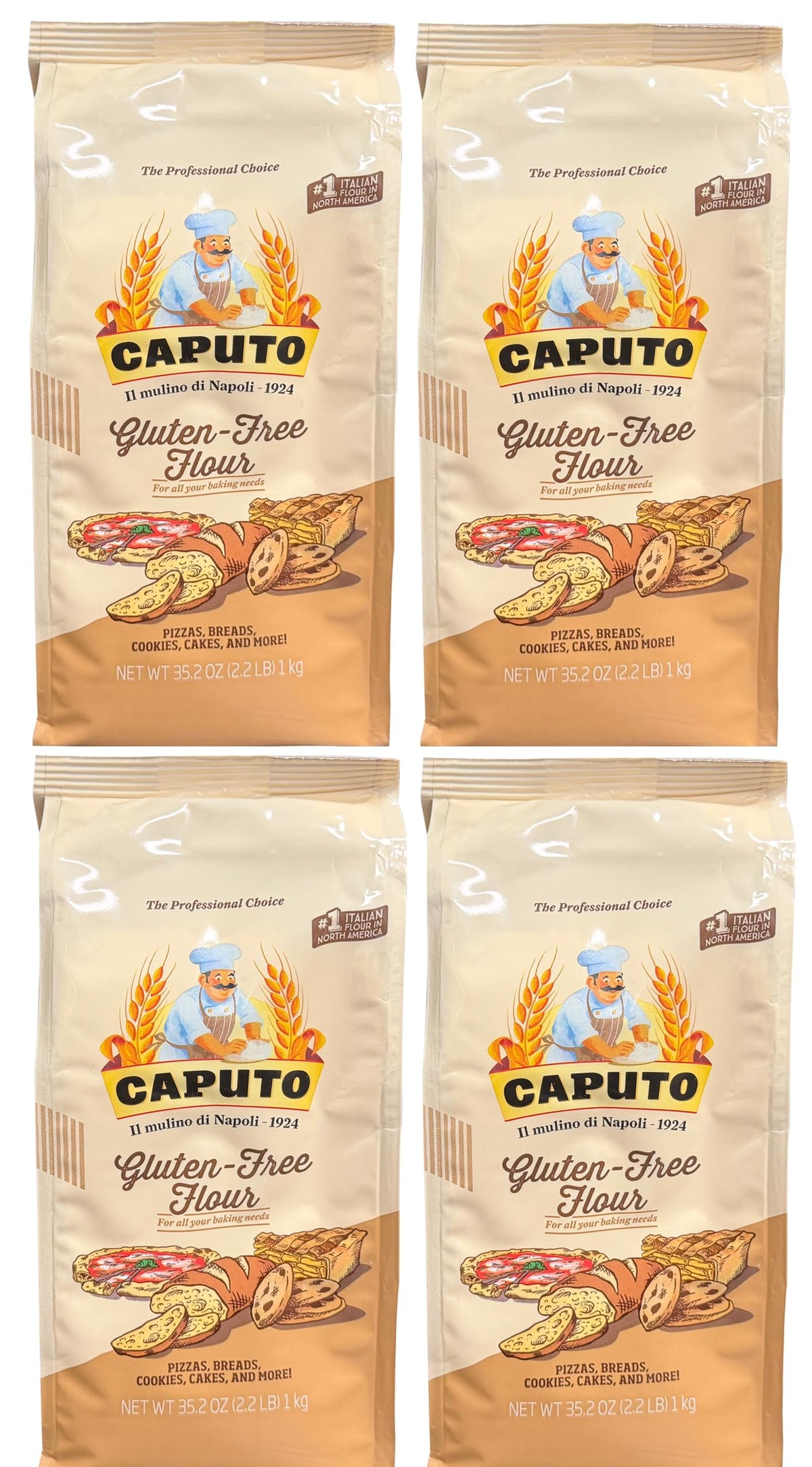 Antimo Caputo front packaging showing clear product branding and convenience