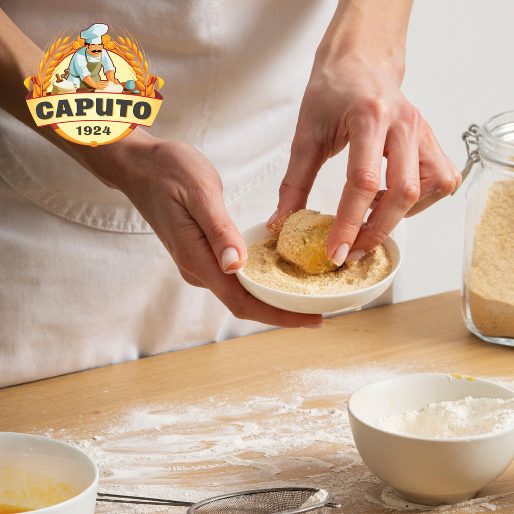 Antimo Caputo bakery countertop scene showing product in real home baking use