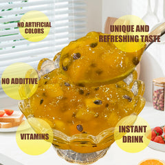 APEXY iced tea poured in glass illustrating refreshing tropical flavor for hot days