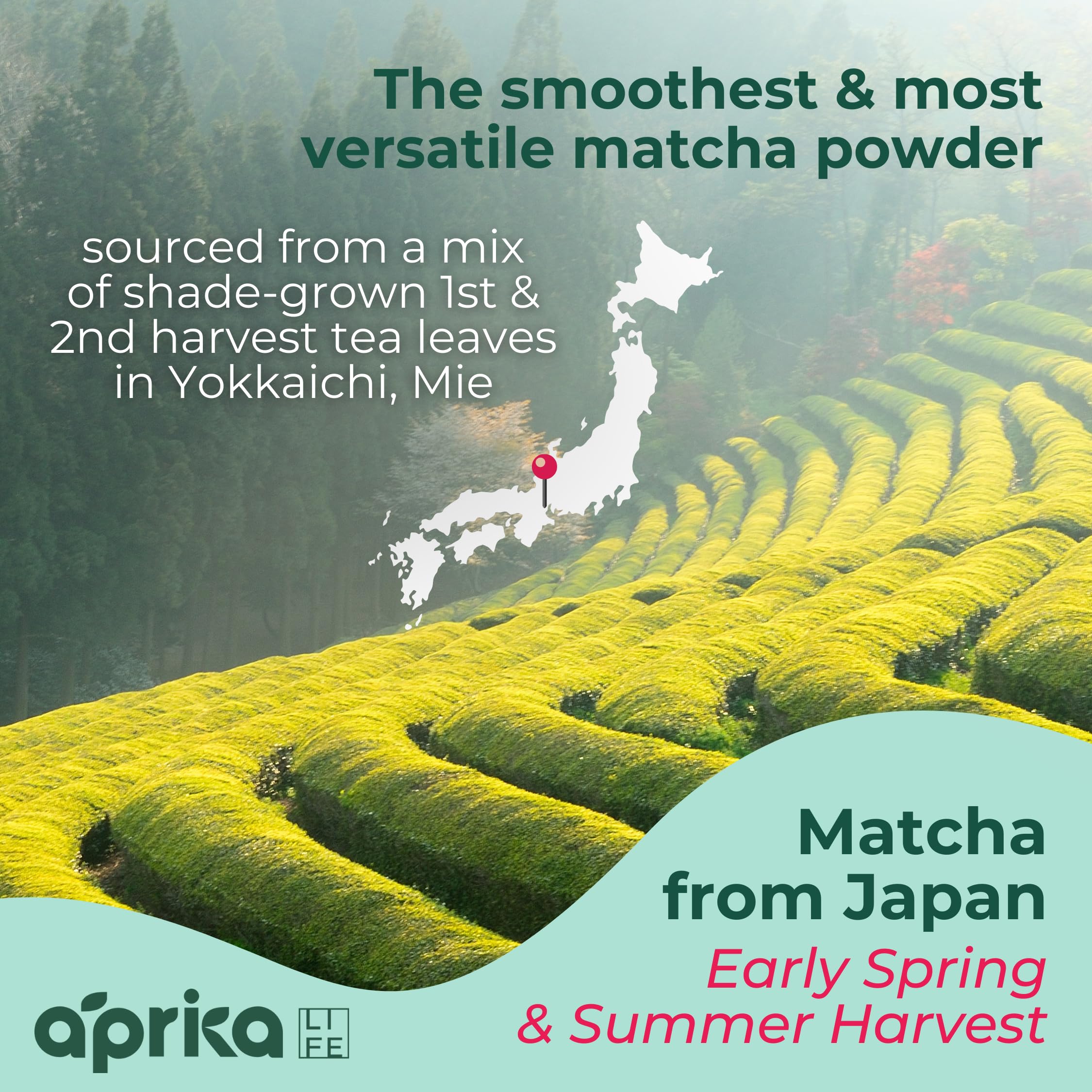 aprikalife smoothie bowl showing vibrant matcha swirled into a healthy bowl
