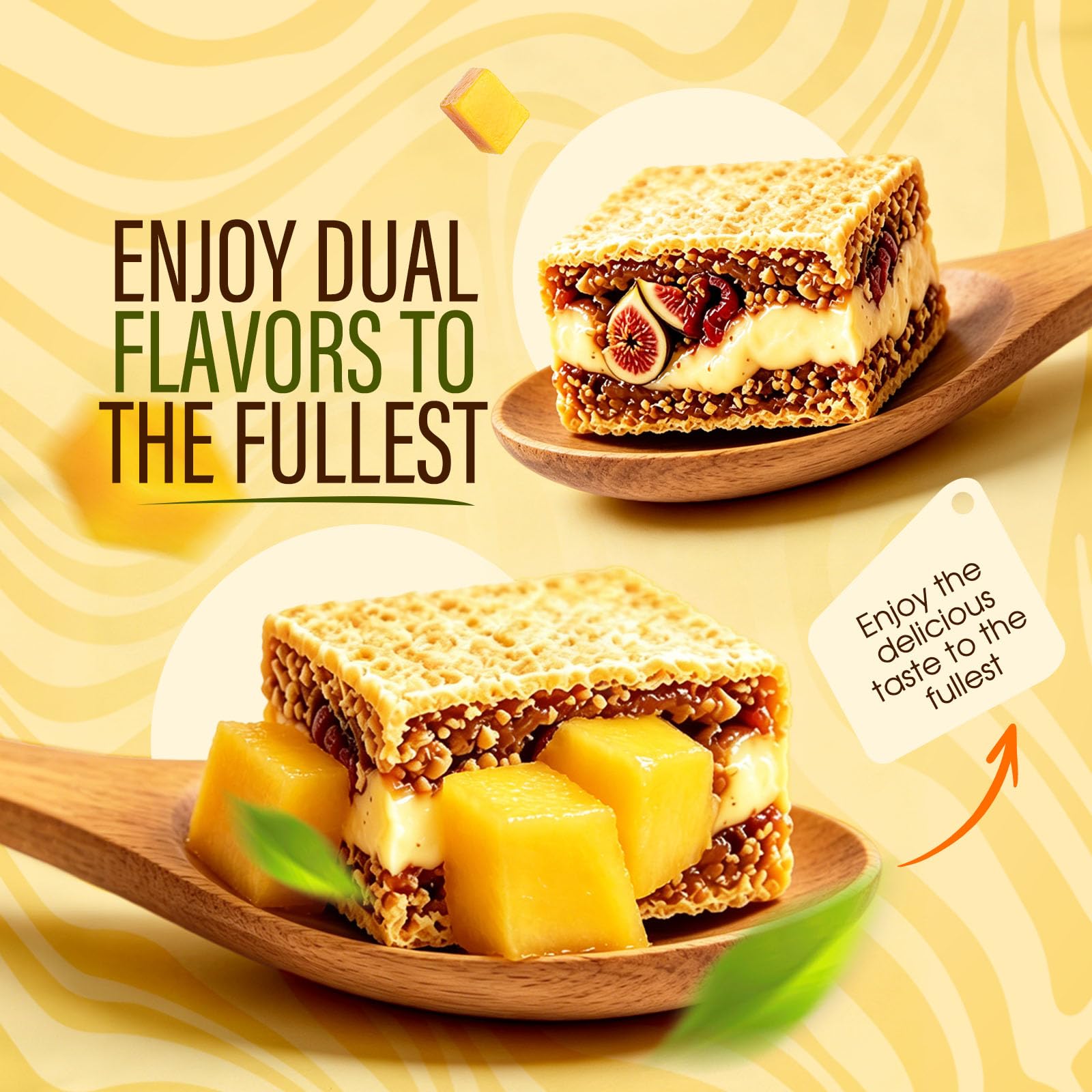 AQILUN individually wrapped bars inside sealed pouch for fresh, on-the-go portions