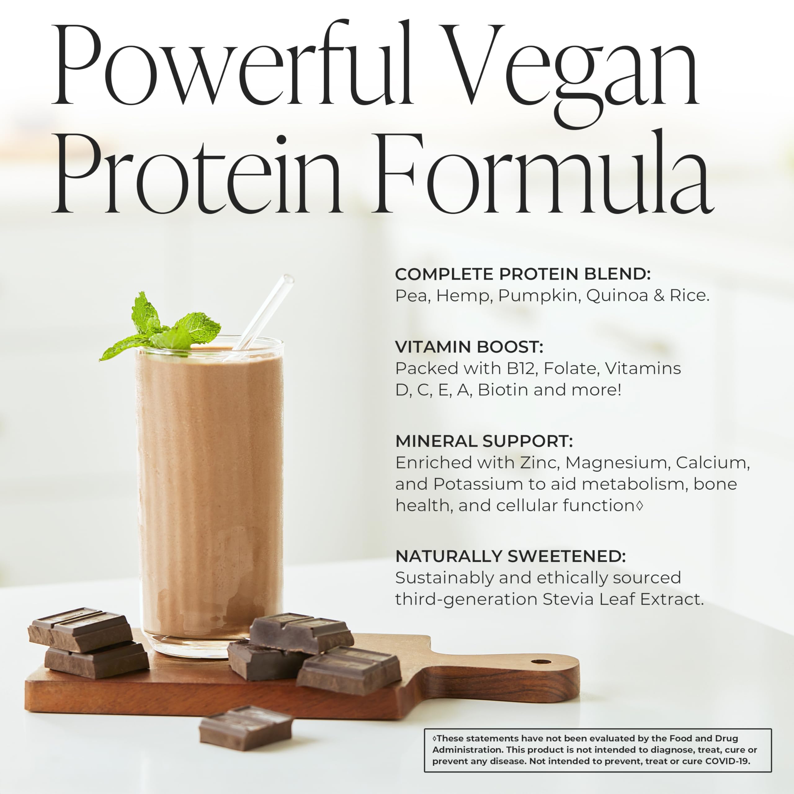 Arbonne chocolate shake in glass ready to drink, convenient meal option