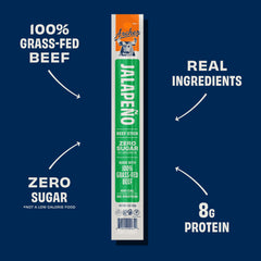 Archer Jerky individually wrapped stick opened displaying convenient portion and freshness