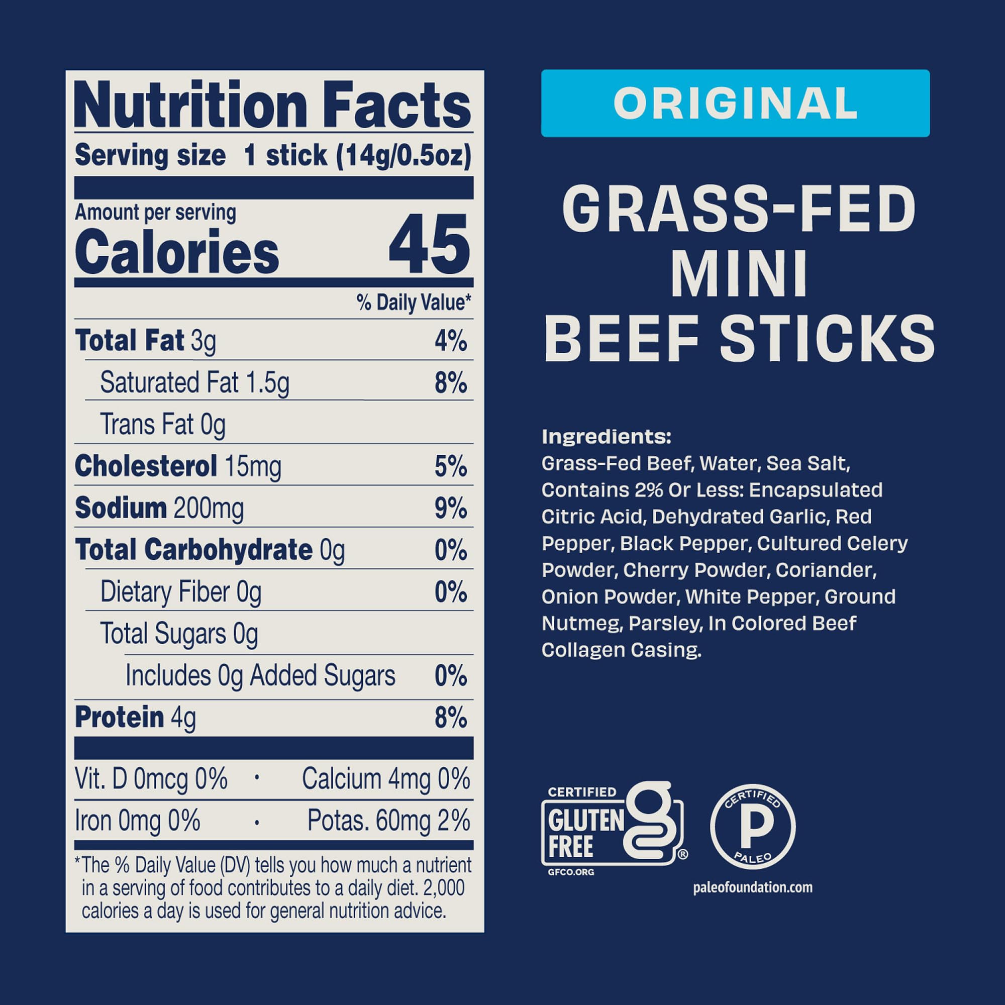 Archer Jerky mini beef stick held in hand demonstrating portable single-serve convenience