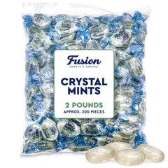 Arcor crystal blue mint in decorative bowl offering easy guest access