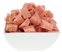 Arctic Farms close-up of crisp watermelon piece showing crunchy texture benefit