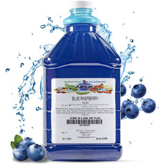 Arctic Slushy front label showing blue raspberry branding and clear benefits