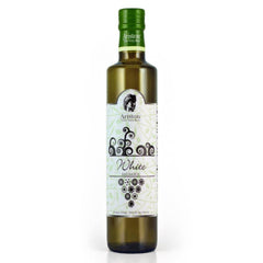 Ariston white balsamic front bottle showing elegant label and pour benefit