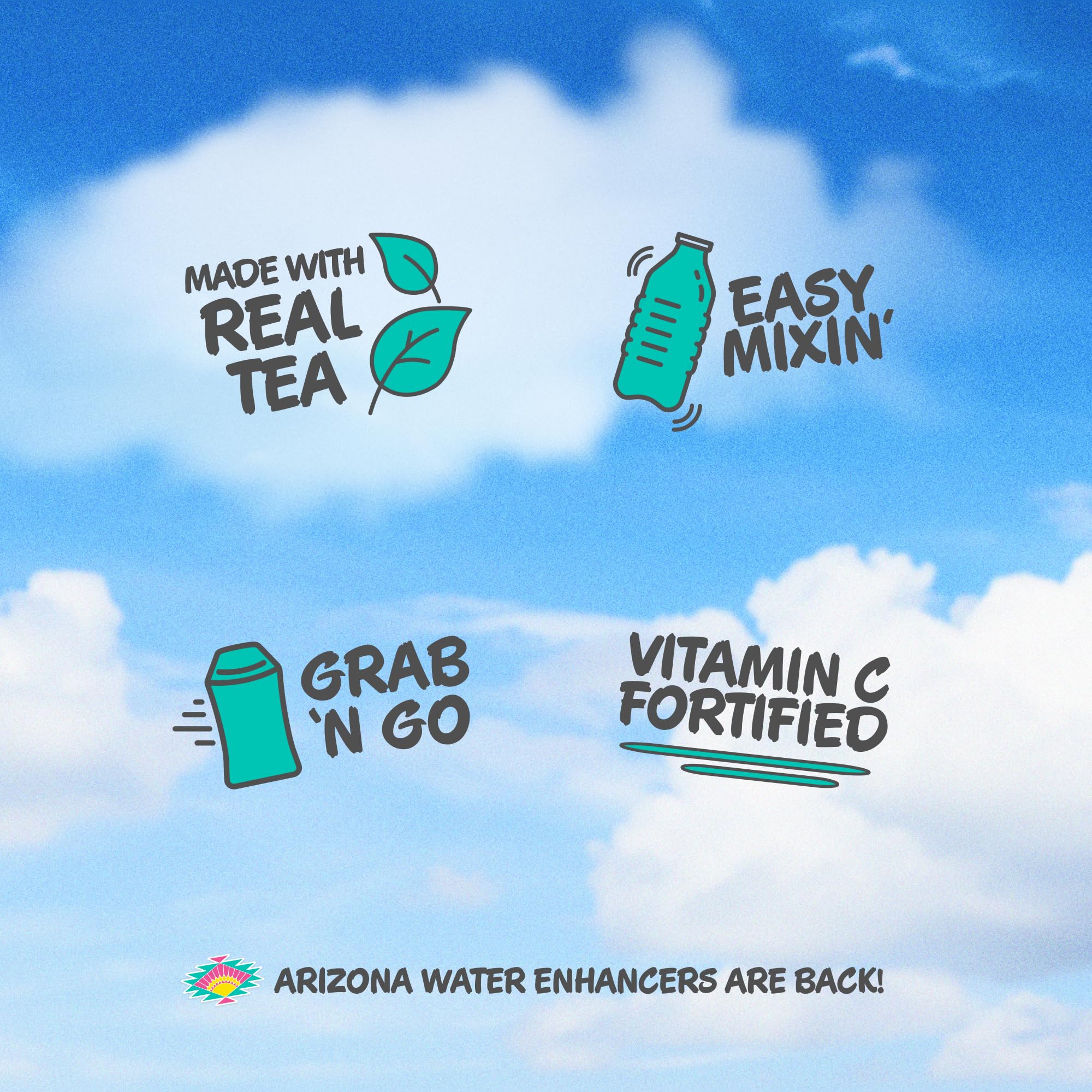 AriZona enhancer being squeezed into a water bottle for on-the-go flavor