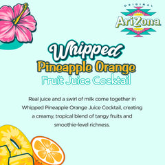 AriZona poured into a glass showing creamy swirl and refreshing appeal
