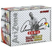 AriZona can front view showing label and refreshing Arnold Palmer flavor benefit