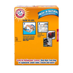 Arm & Hammer placed inside refrigerator keeping food odors under control