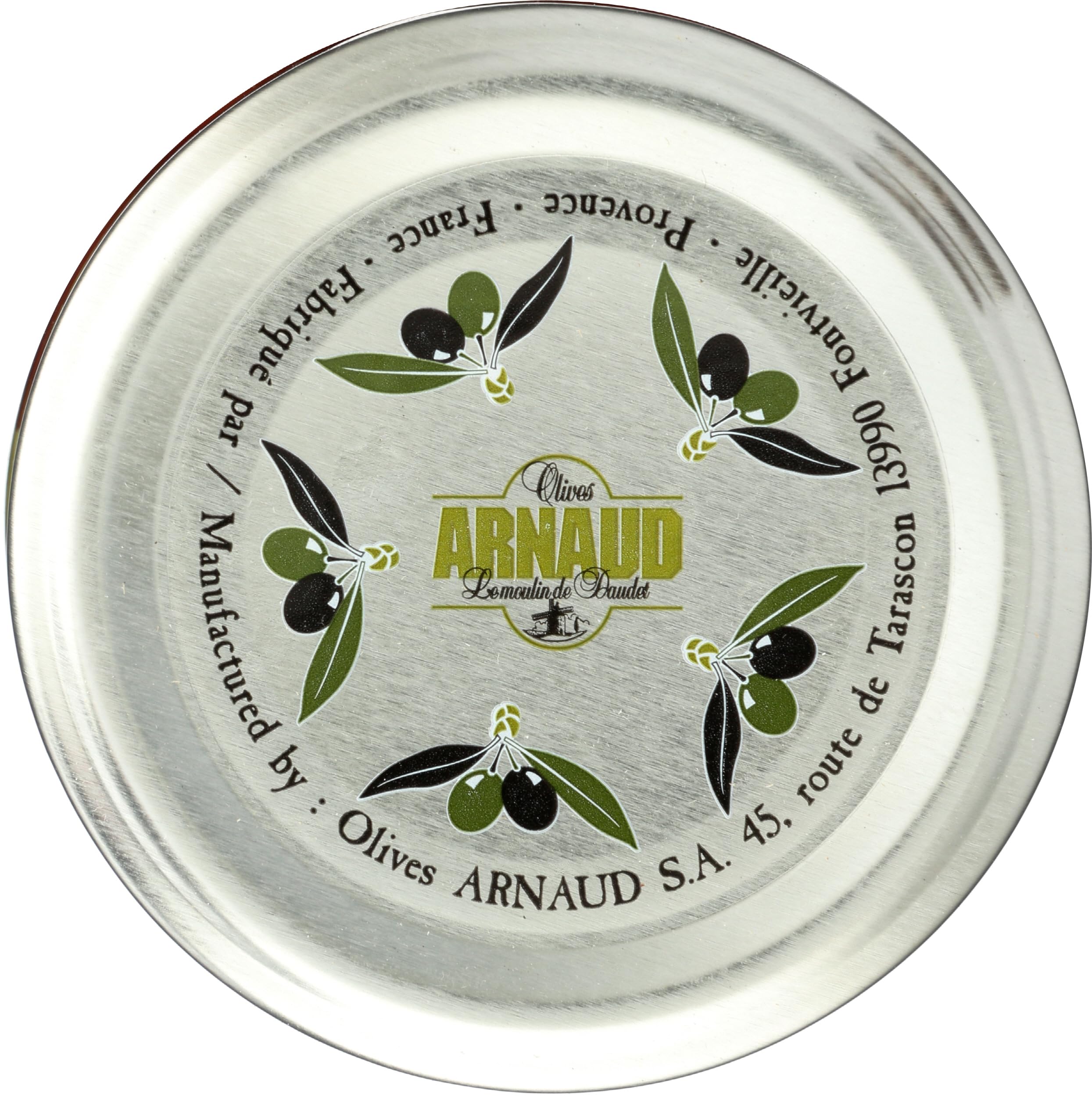 Bowl of Arnaud olives drained and ready to serve emphasizing convenience and flavor