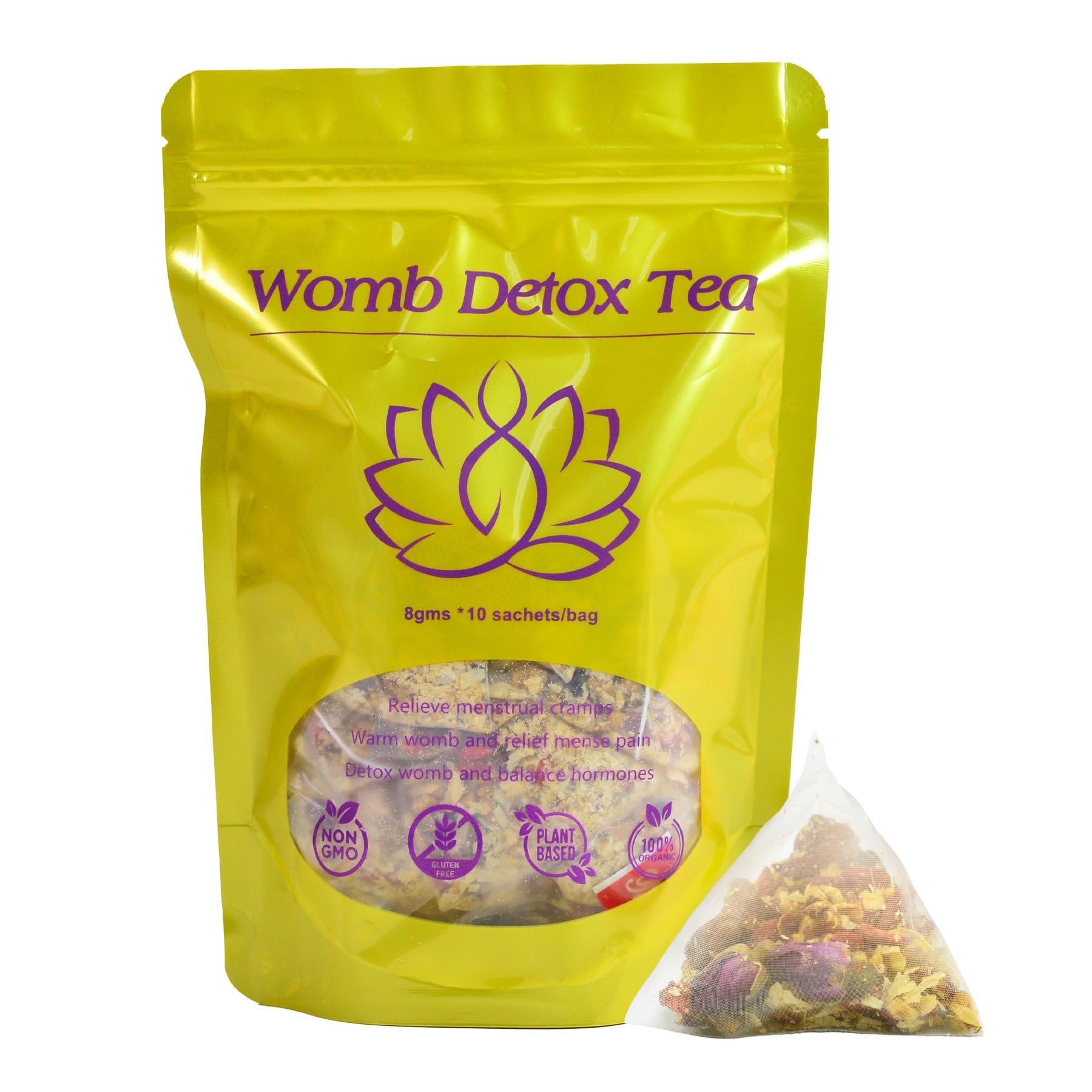 Aromlife Hiherbs front packaging showing tea box and branding for freshness