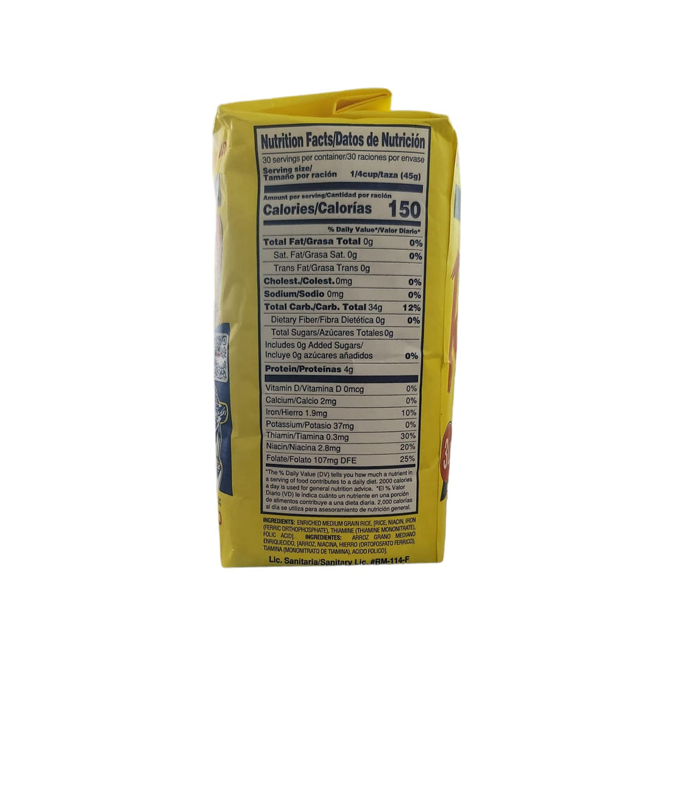 Arroz Rico medium grain rice served in bowl in kitchen, ready-to-eat meal convenience