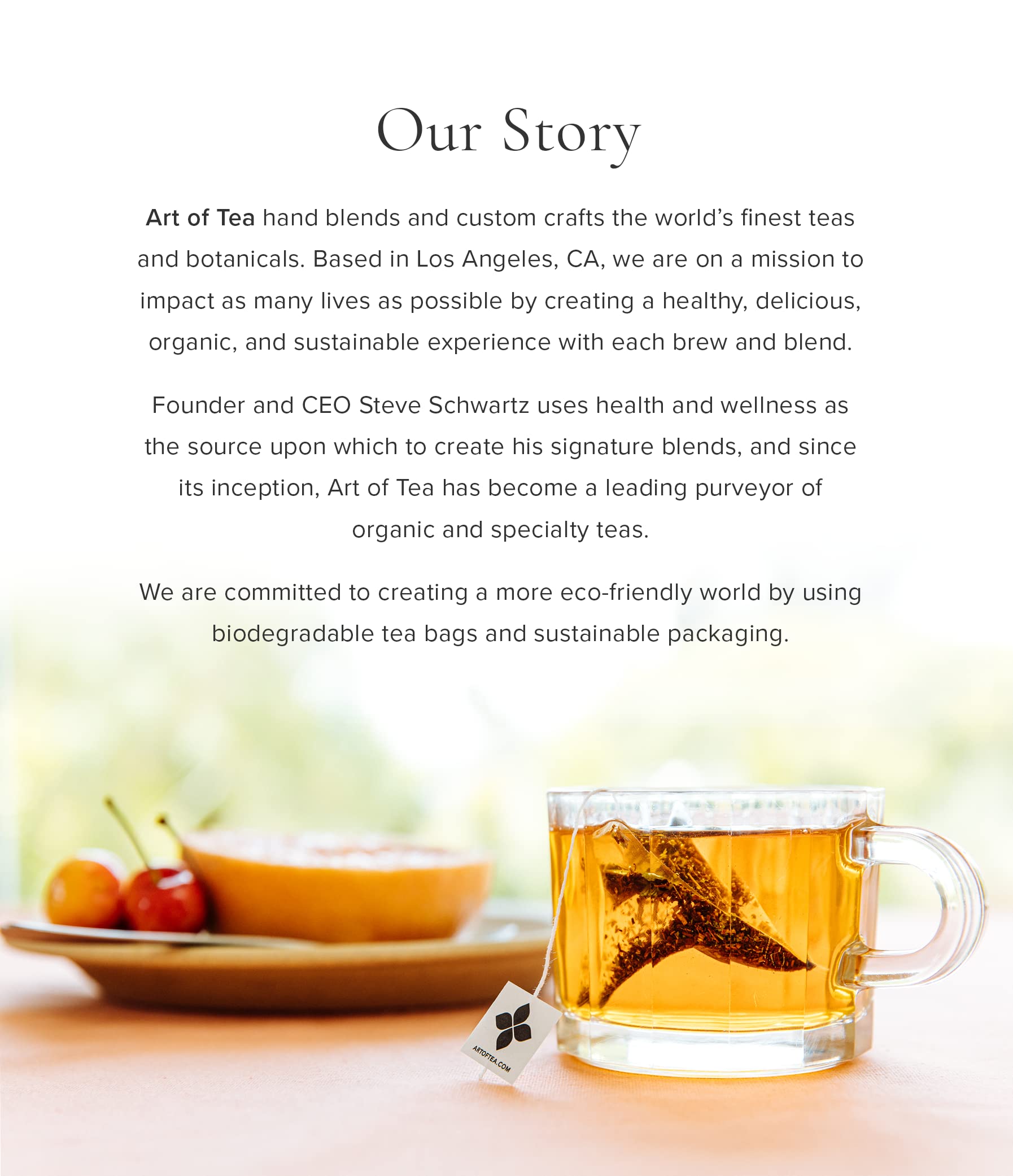 Art of Tea on breakfast table conveying a relaxing daily ritual experience