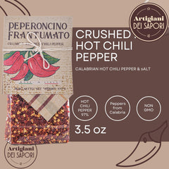 Artigiani dei Sapori close-up of crushed flakes texture, highlights vibrant flavor