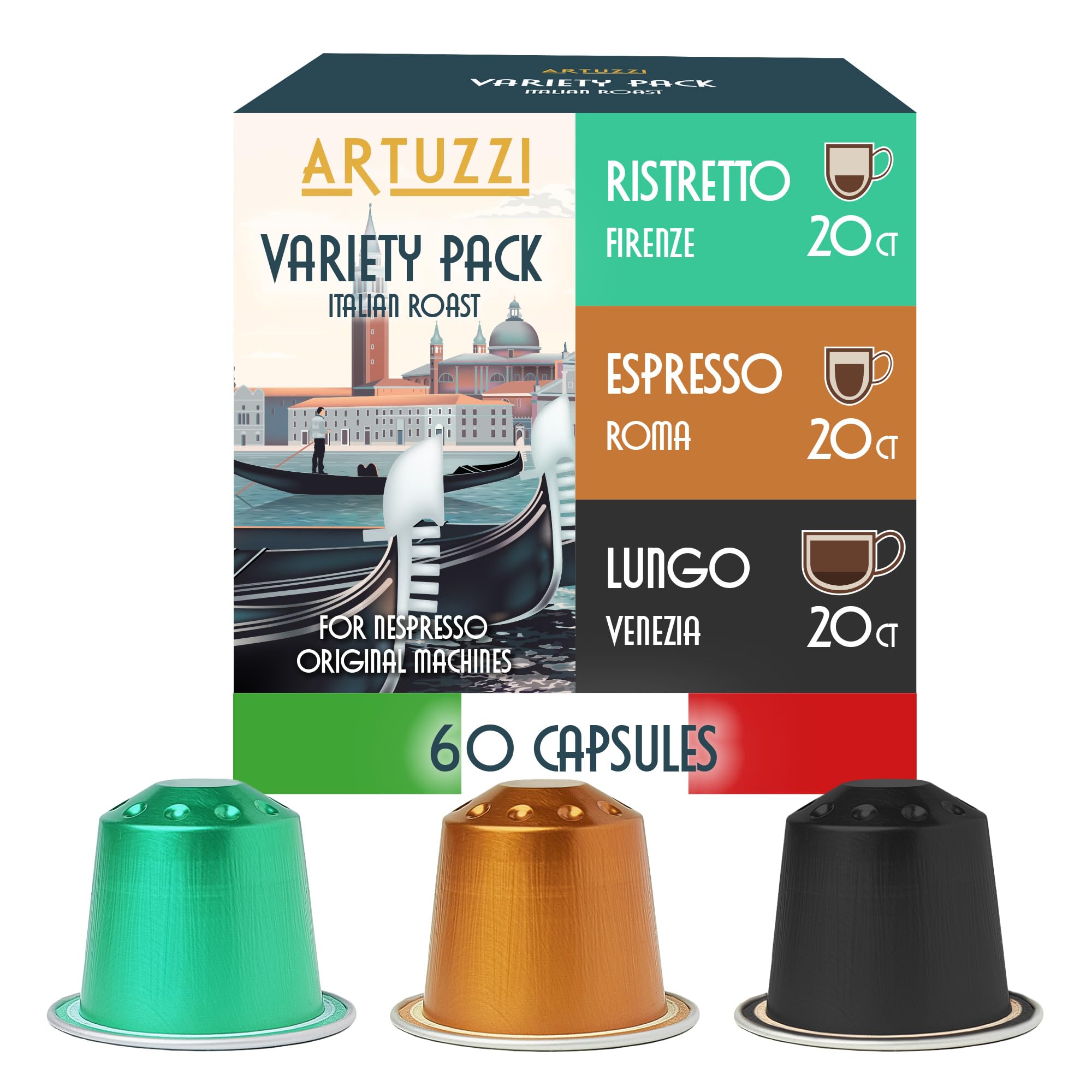 Artuzzi pods in a kitchen setting portraying everyday coffee enjoyment