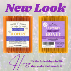Close-up of Arvoli lavender honey stick texture showing smooth infusion benefit