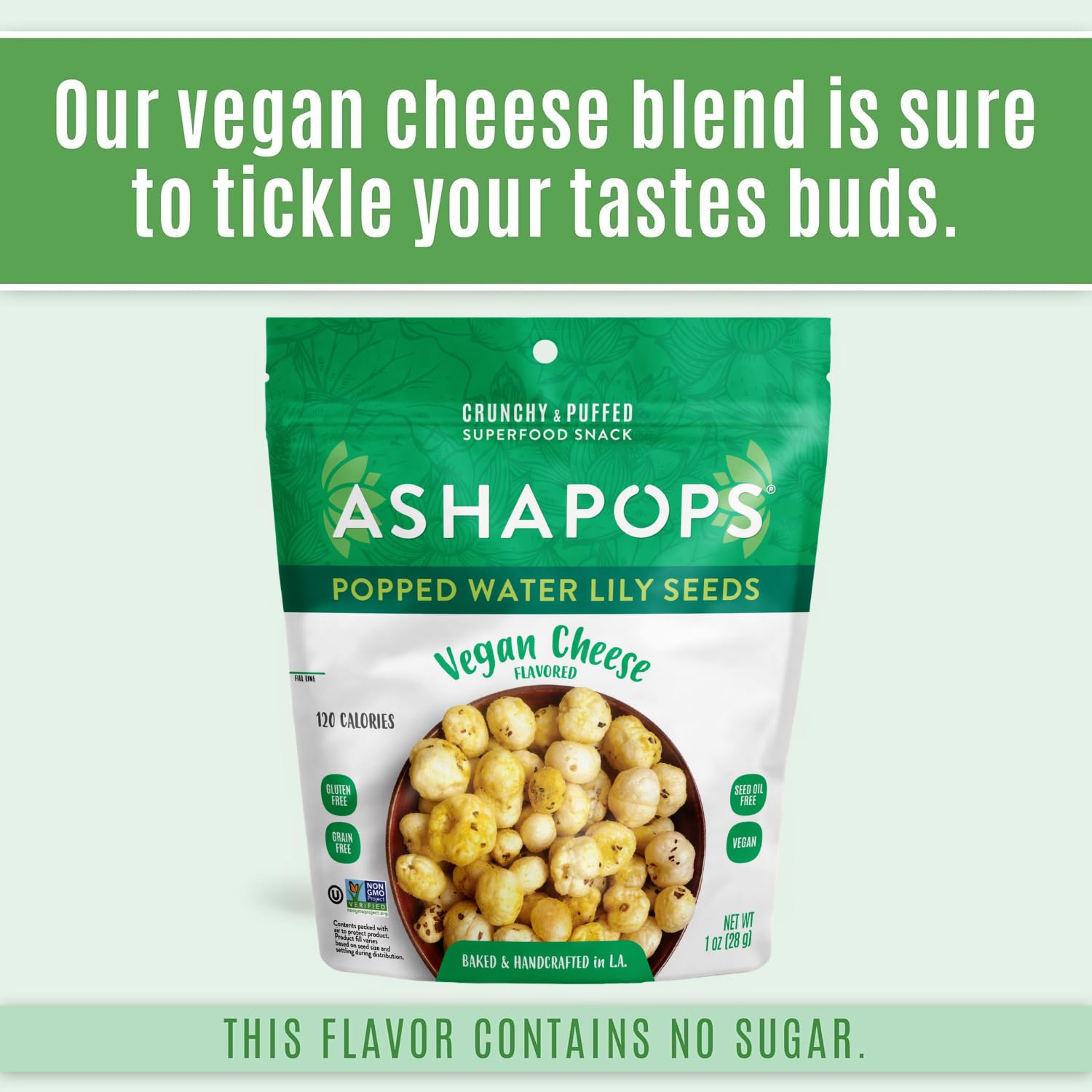 Bowl of AshaPops on table ready to serve, illustrating shared snacking ease