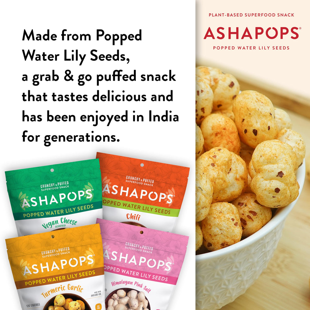 AshaPops served in a bowl beside a dip demonstrating versatile serving ideas
