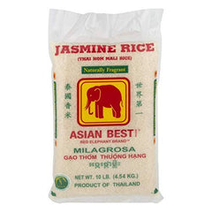 Asian Best front packaging showing rice bag and authentic fragrance benefit
