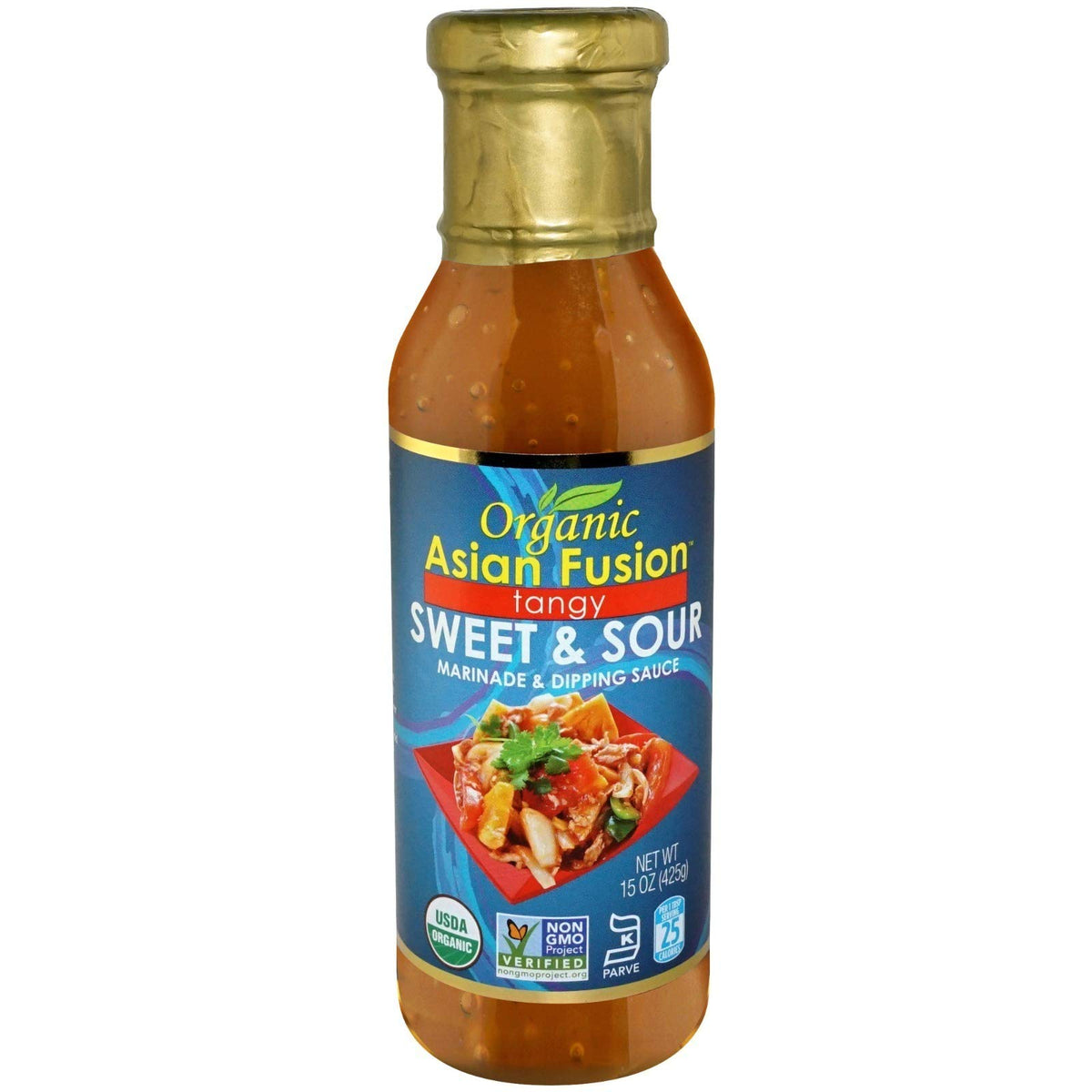 Asian Fusion front packaging showing 15 oz bottle and brand for clear purchase recognition