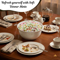 ASOZI individually wrapped mint detail keeps pieces sanitary and convenient