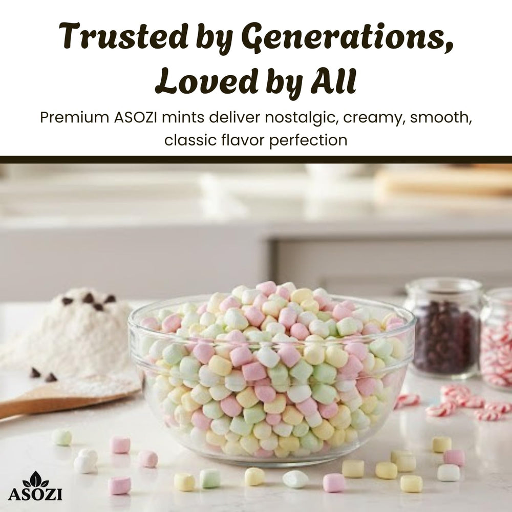 ASOZI mints in hand for scale demonstrates generous portion per bag