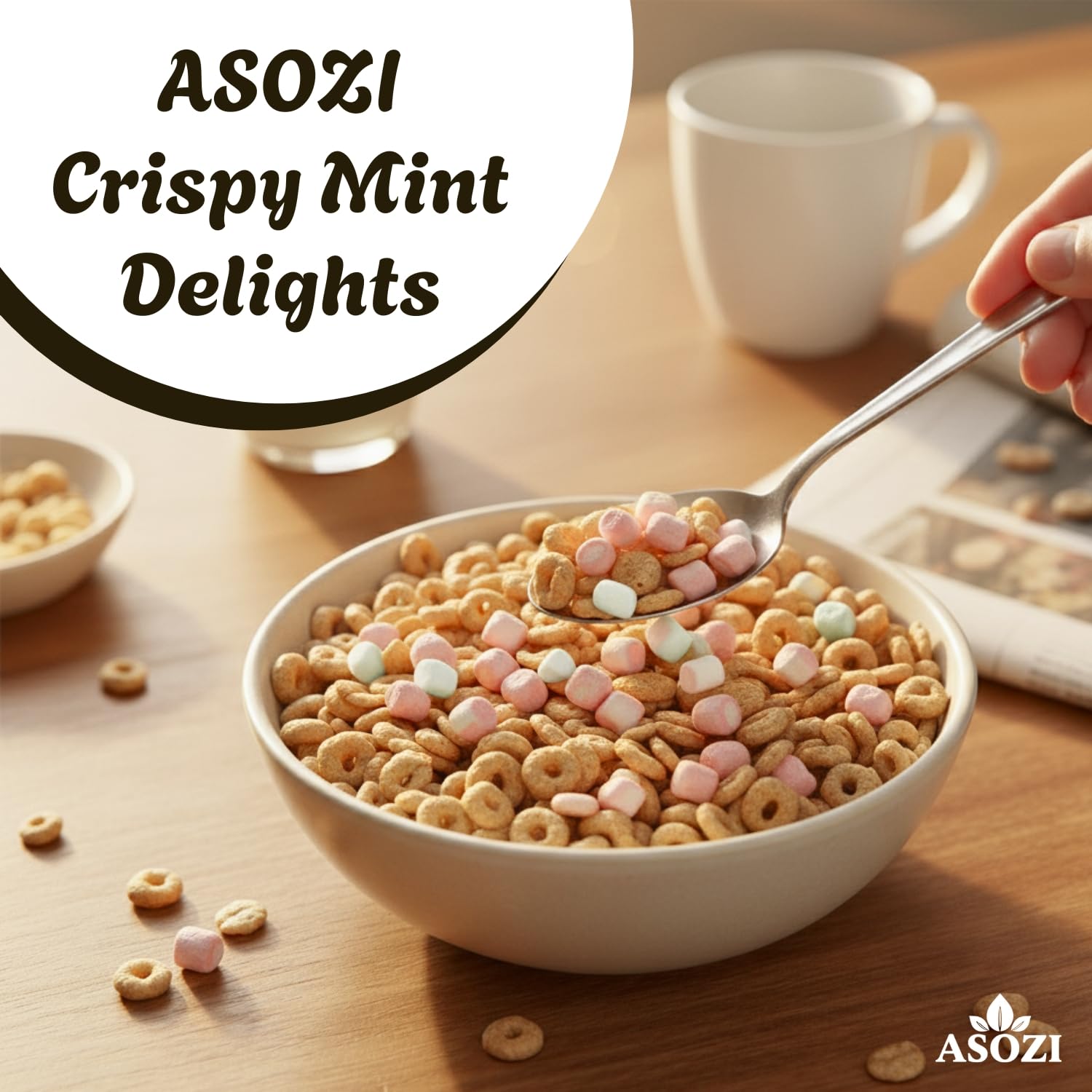 ASOZI mints styled at wedding reception adding elegant, edible décor