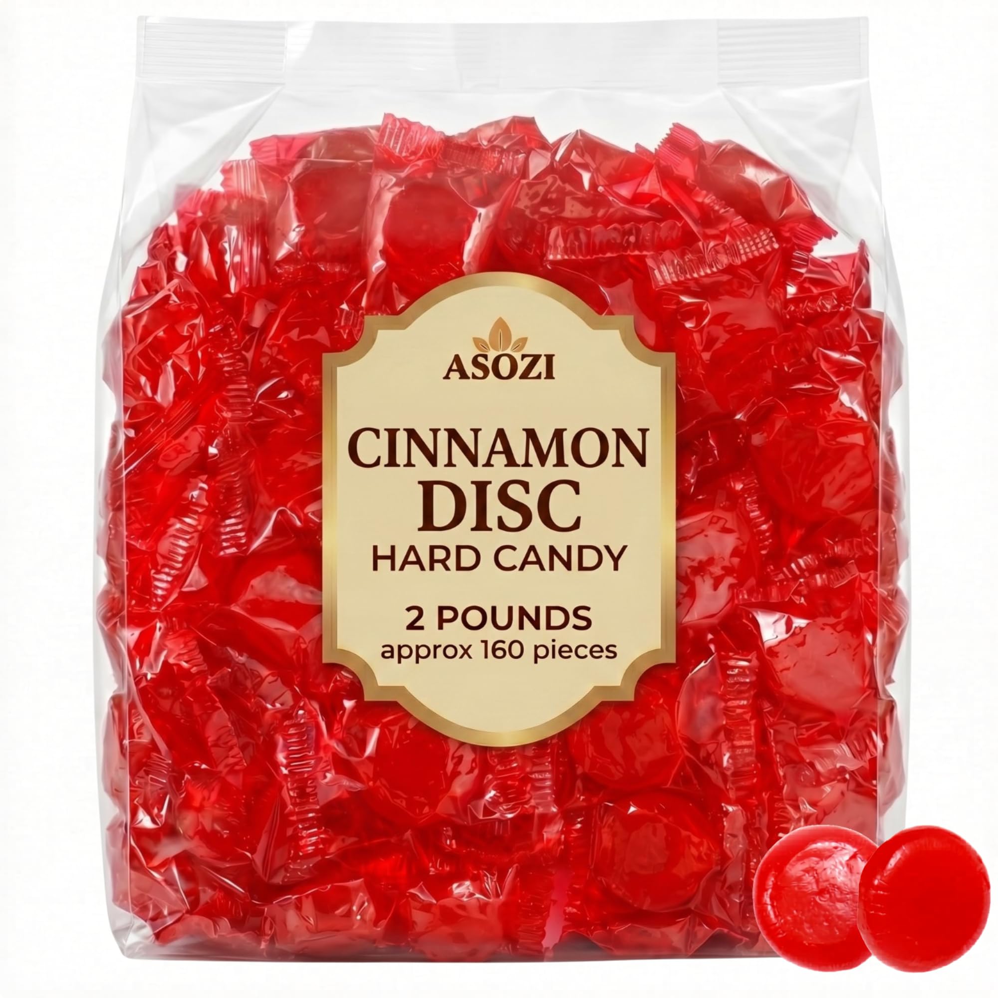 ASOZI front packaging shows 2 lb bag and bulk value for parties