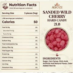 ASOZI close-up of sanded texture highlighting crunchy sugar coating