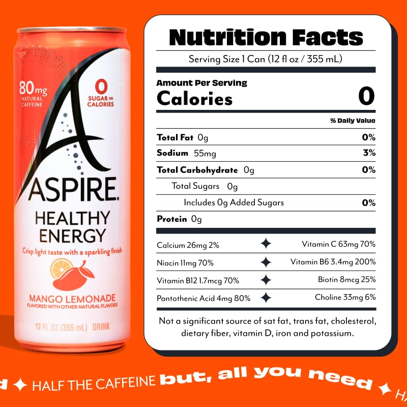 Aspire close-up of sparkling bubbles and texture highlighting refreshing carbonation