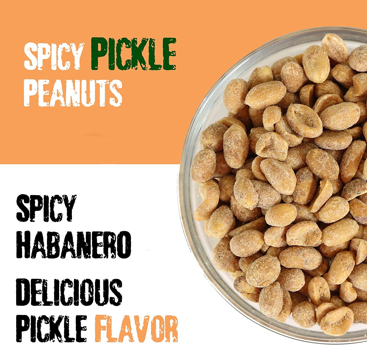ASS KICKIN' open jar revealing textured peanuts and visible seasoning for flavor appeal