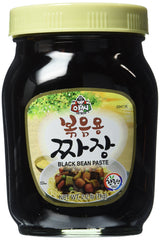 Assi black bean sauce front packaging showing label and serving suggestion