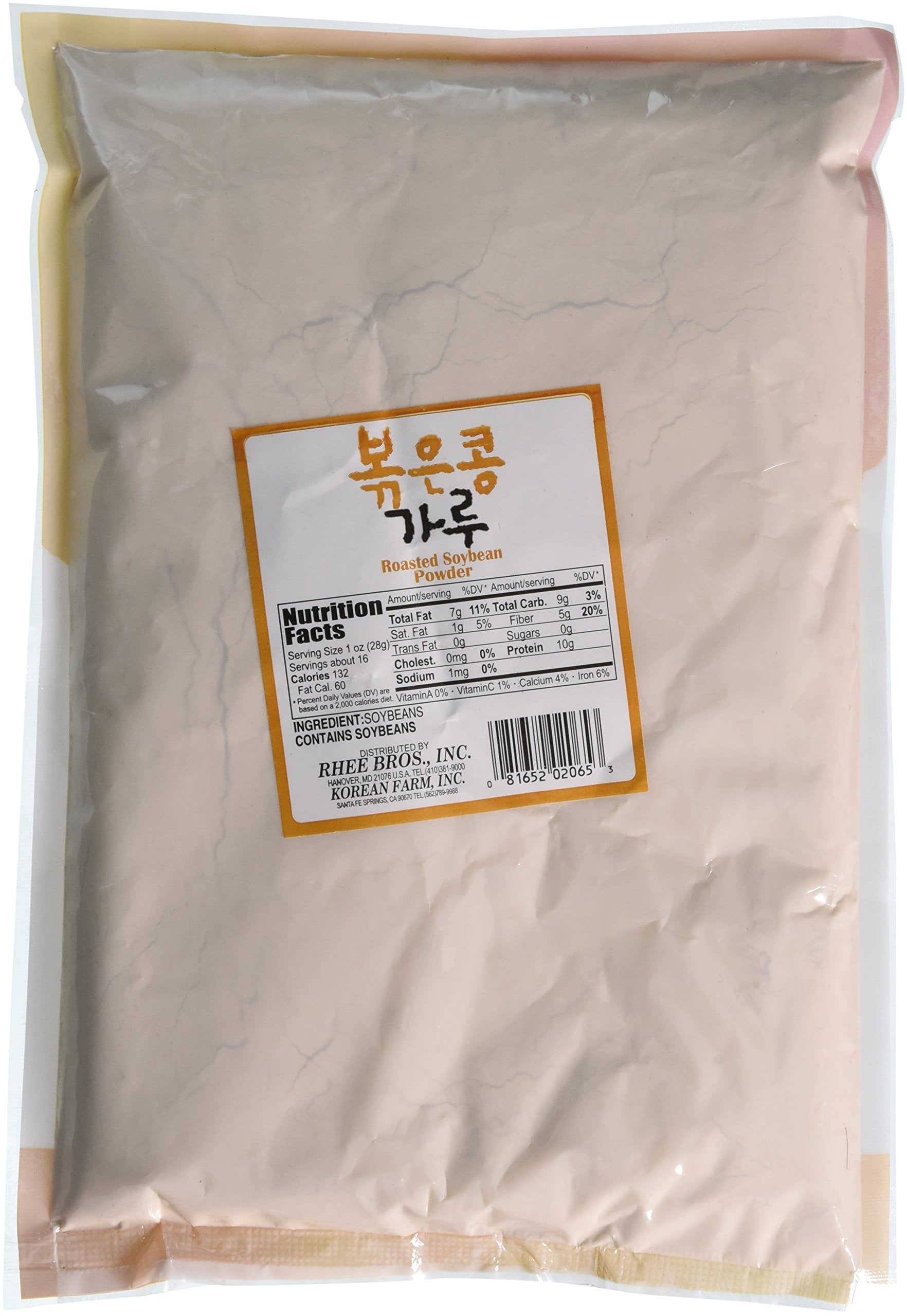 Assi roasted soy powder close-up texture highlighting fine grind and toasty flavor benefits