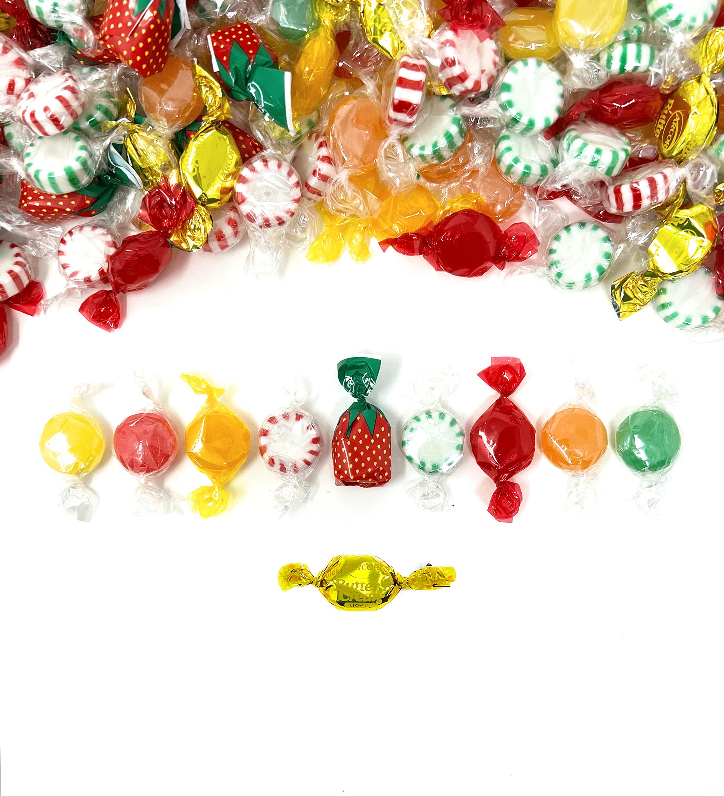 Assortit resealable stand-up bag with clear window, keeps candy fresh and visible