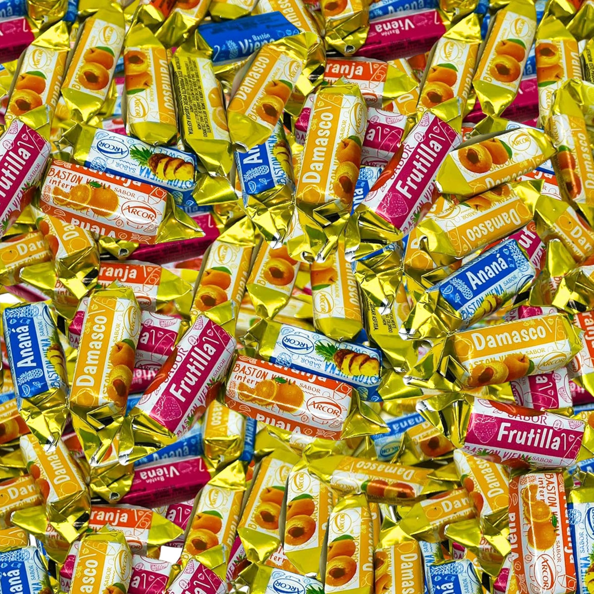 Assortit front packaging with clear window showing colorful bon bons and freshness