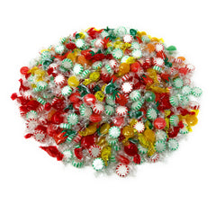 Assortit front packaging showing 96 oz holiday hard candy mix, clear branding and appeal